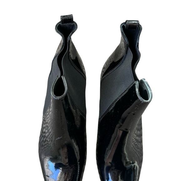 Anine Bing - Stevie Point Toe Ankle Boots Patent Leather Sz 39 - Picture 6 of 14